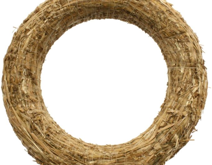 Strohkranz 35/6cm