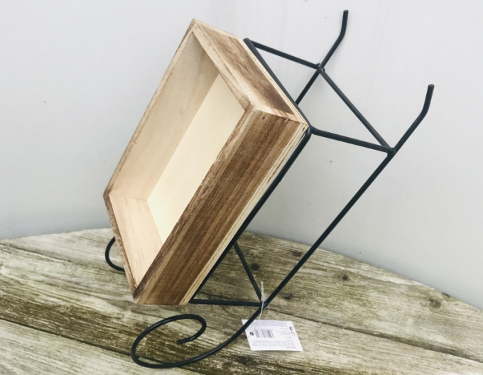 Dekorativer Metallschlitten