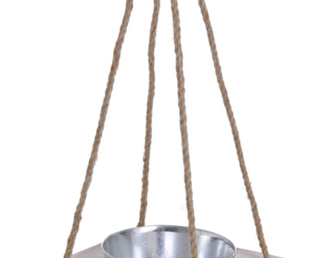 Hängender Metallpflanztopf