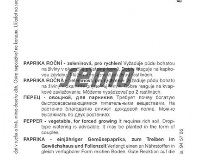 Semo Paprika Oreny F1
