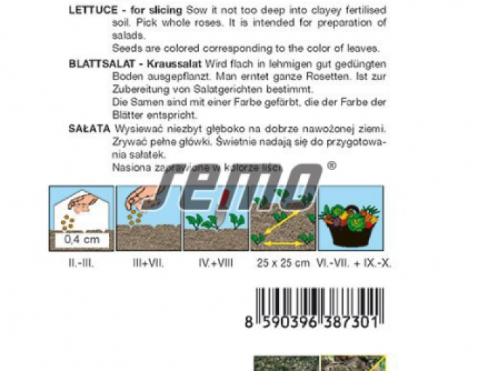 Saatgut Kopfsalat Bowl mix (Blattsalat)