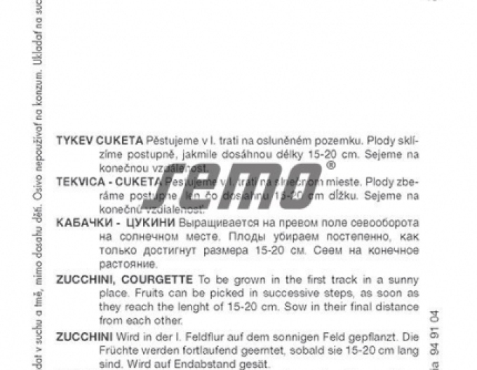 Semo Gelbe Zucchini Goldline F1