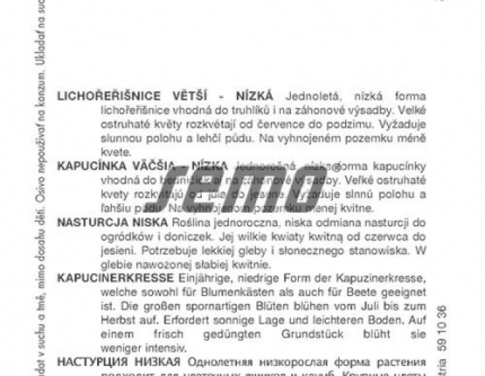 Semo Kapuzinerkresse Bijou Double