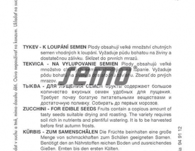 Semo Zucchini (zum Schälen) Tondo Chiaro di Niza