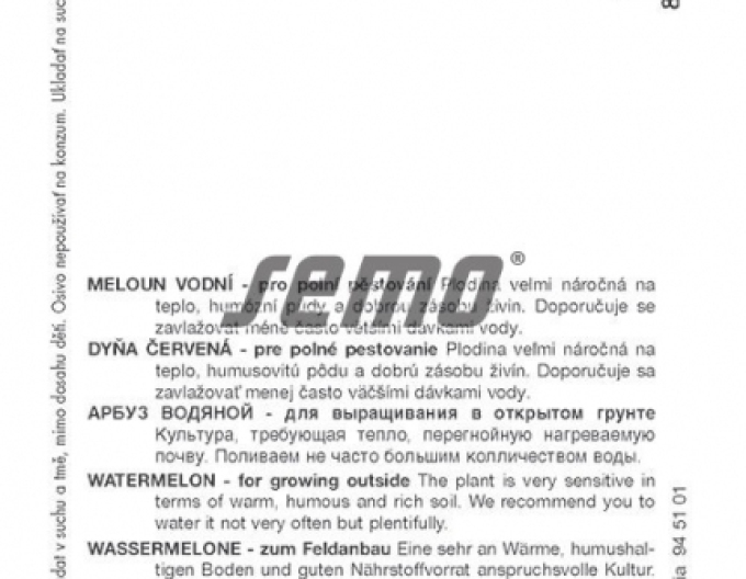 Semo Wassermelone Sugar Baby