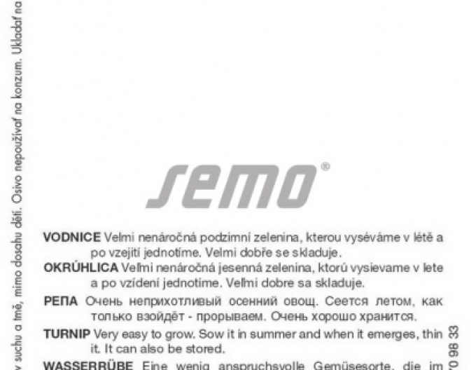 Semo Weißrübe Purple Top White