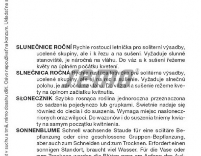 Semo Sonnenblume Claret F1