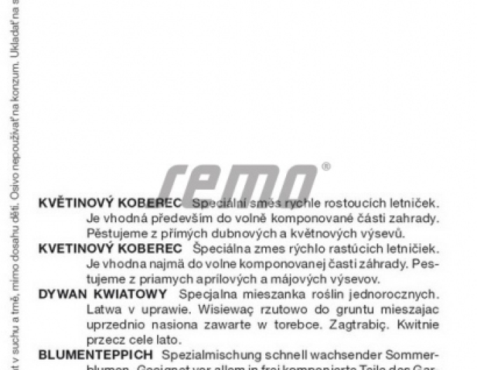 Semo Floral Teppich Blue Sky Blumen