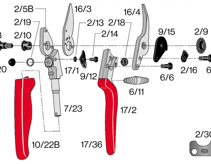 Felco 9/12 Daumenfang