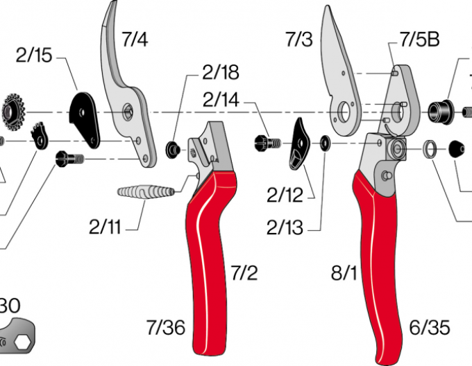 Felco 7/6 Gegenklingenschraube