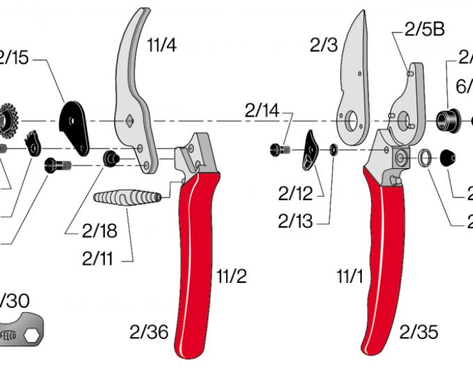 Felco 6/8 Zentralschraube