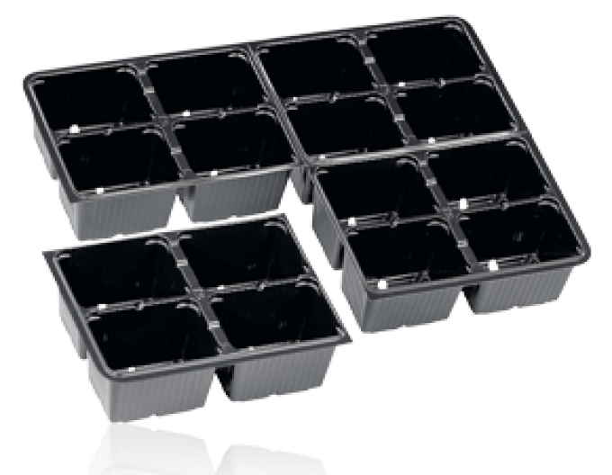 Anzuchtschale mit 16 Zellen