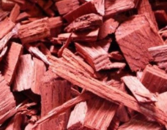 Floria Dekorative Holzspäne rot 70l