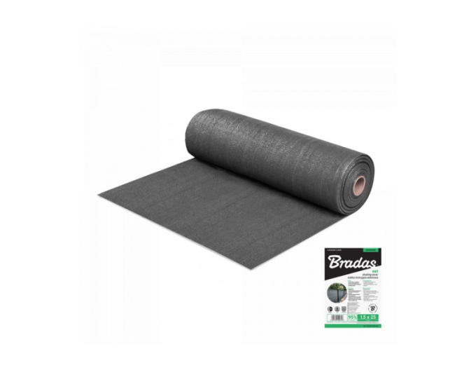 Beschattungsnetz 90% - Anthrazit - 1,5 x 25m