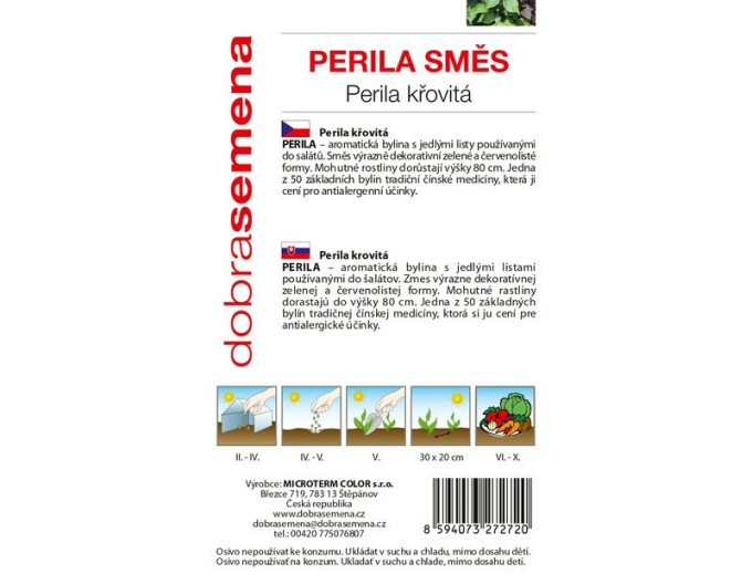 Dobrá semená Perilla