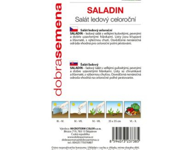 Dobrá semená Kopfsalat Saladin