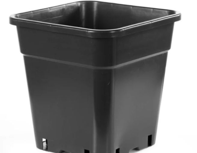 Quadratischer Blumentopf aus Kunststoff 18L, 30 x 31 cm