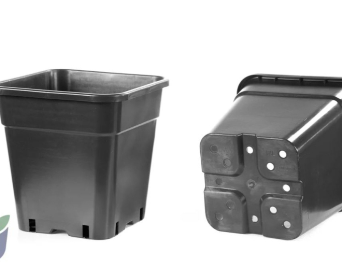 Quadratischer Blumentopf aus Kunststoff 18L, 30 x 31 cm