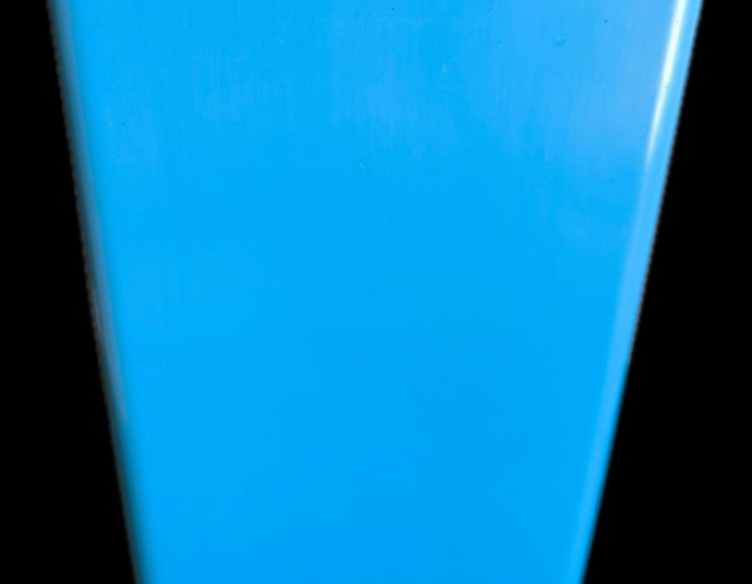 Kunststoff-Blumentopf quadratisch blau 1,7l, 11 x 19 cm