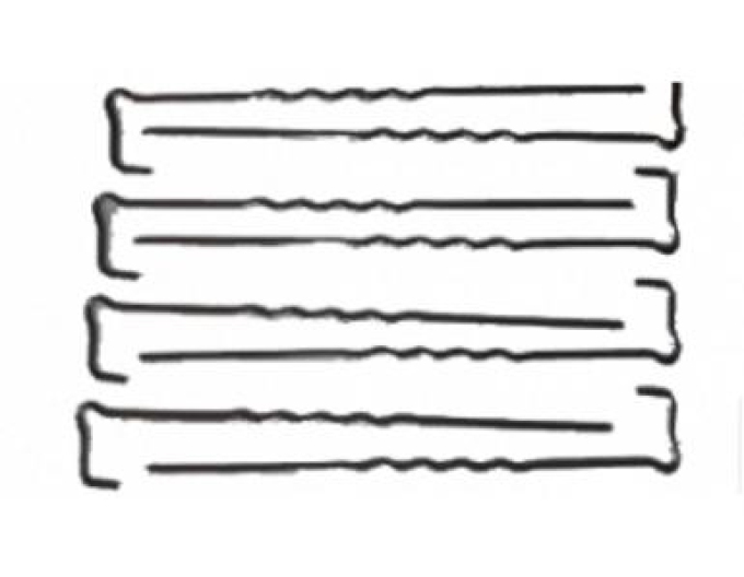 Verankerung Befestigungshaken 30cm - Stahl