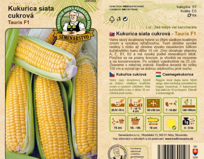 Zuckermais Tauris F1