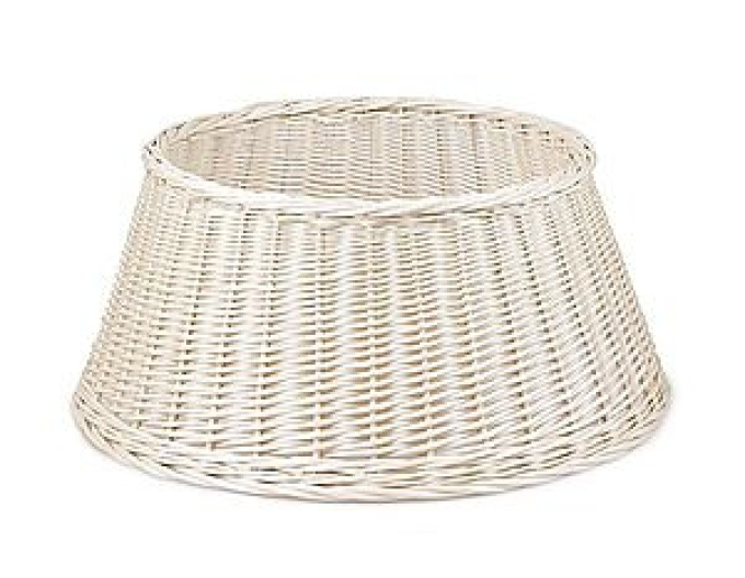 Weidenkorb weiß-grau