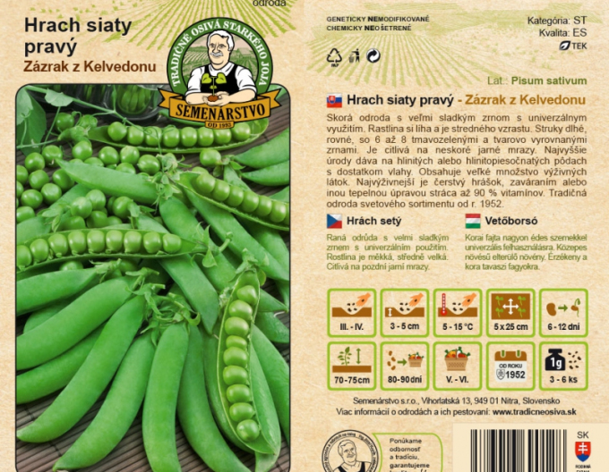 Erbse Wunder von Kelvedon