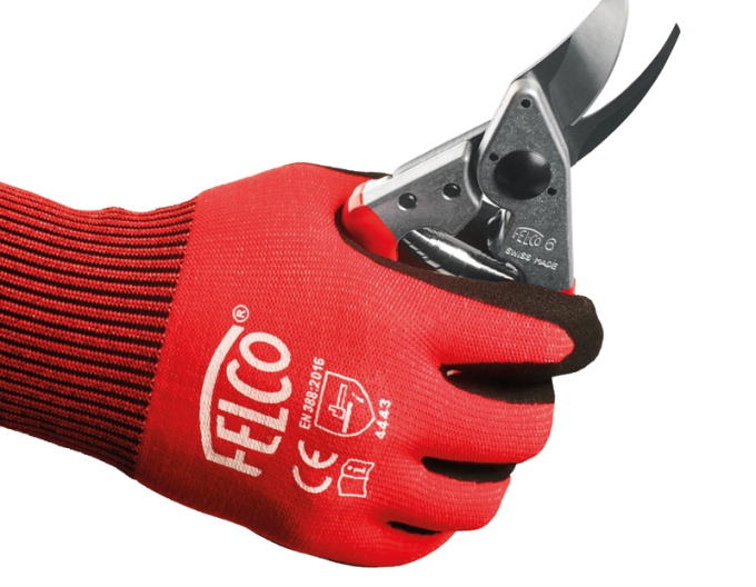 FELCO 6 Schere + FELCO 701 - M Handschuhe