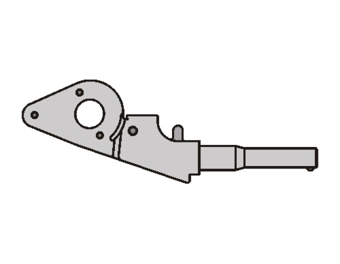 FELCO 7/1 Komplette Griffmontage ohne Klinge FELCO 7