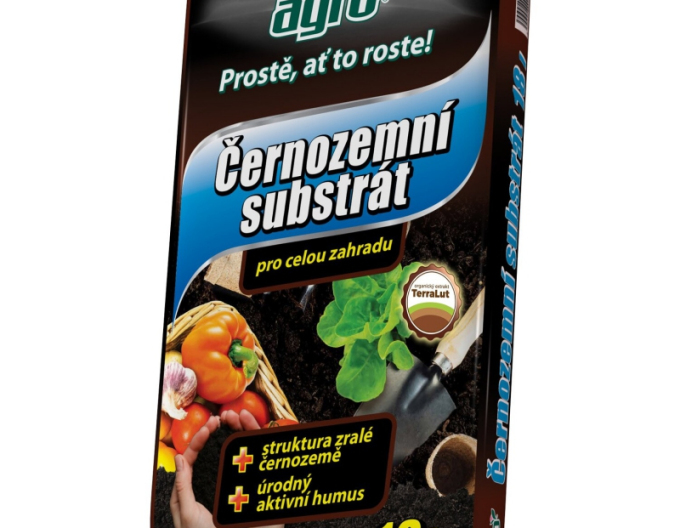 AGRO Schwarzes Bodensubstrat für den Garten 18l