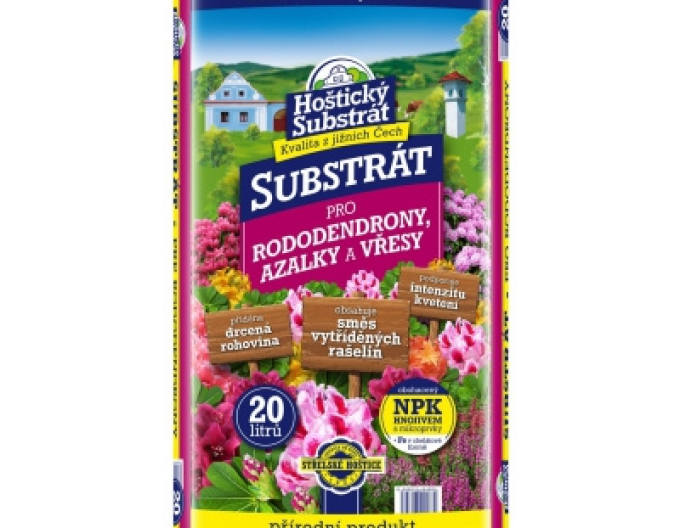 Hoštický Substrat für Rhododendren, Azaleen und Erika 20l