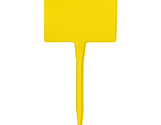 Namensschild für Pflanzen gelb 1stk 15cm