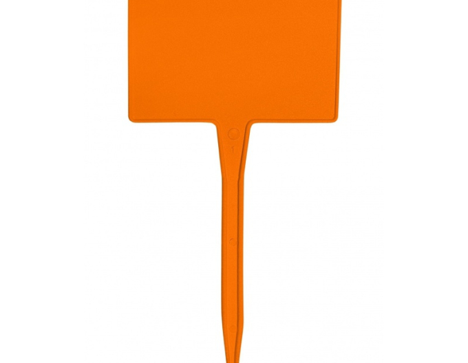 Namensschild für Pflanzen orange 1stk 15cm